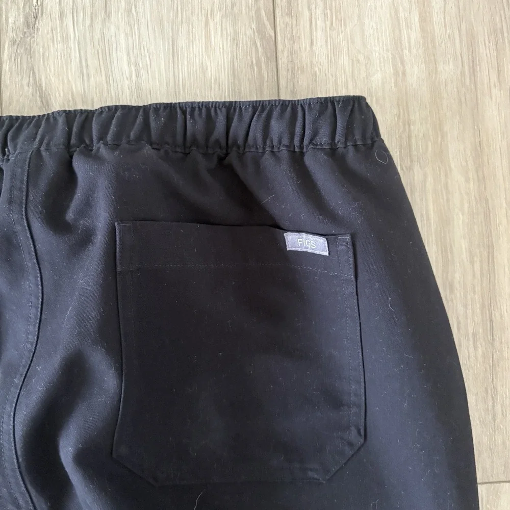 FIGS Scrub Pants Mens XL Technical Collection Cairo Drawstring Black
